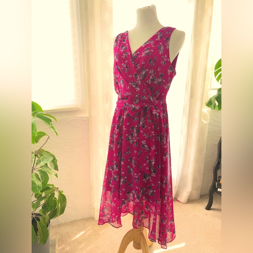 DKNY high low dress size 14